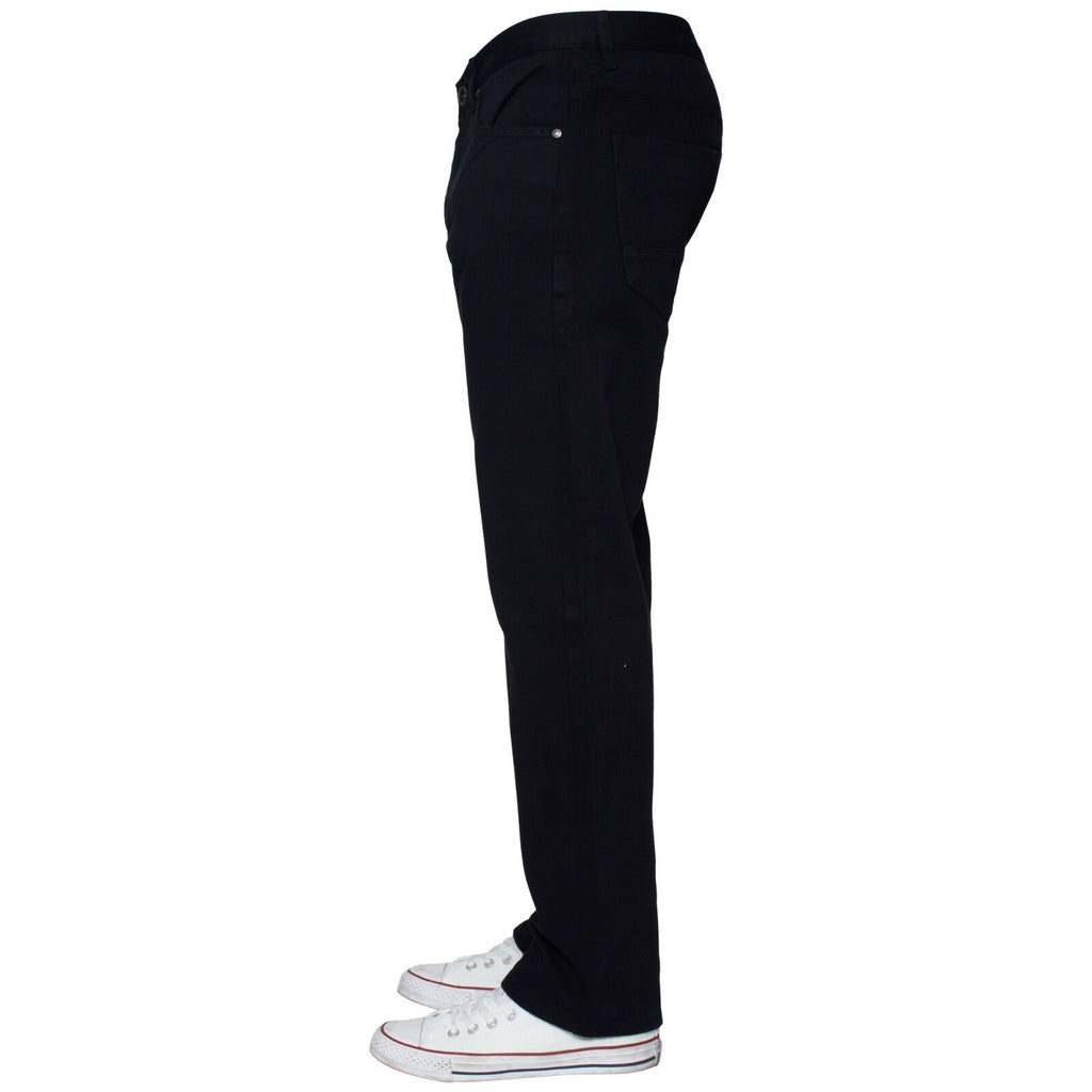 Mens Regular Fit Jeans Straight Leg Denim Trouser Pants Big Tall All Waist Sizes