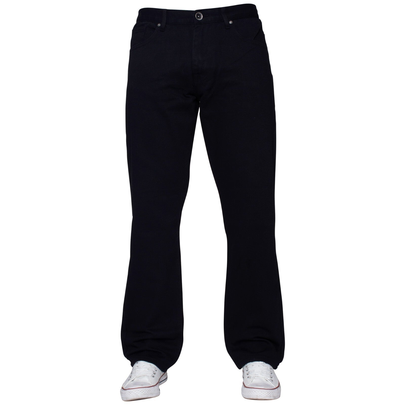 Mens Regular Fit Jeans Straight Leg Denim Trouser Pants Big Tall All Waist Sizes