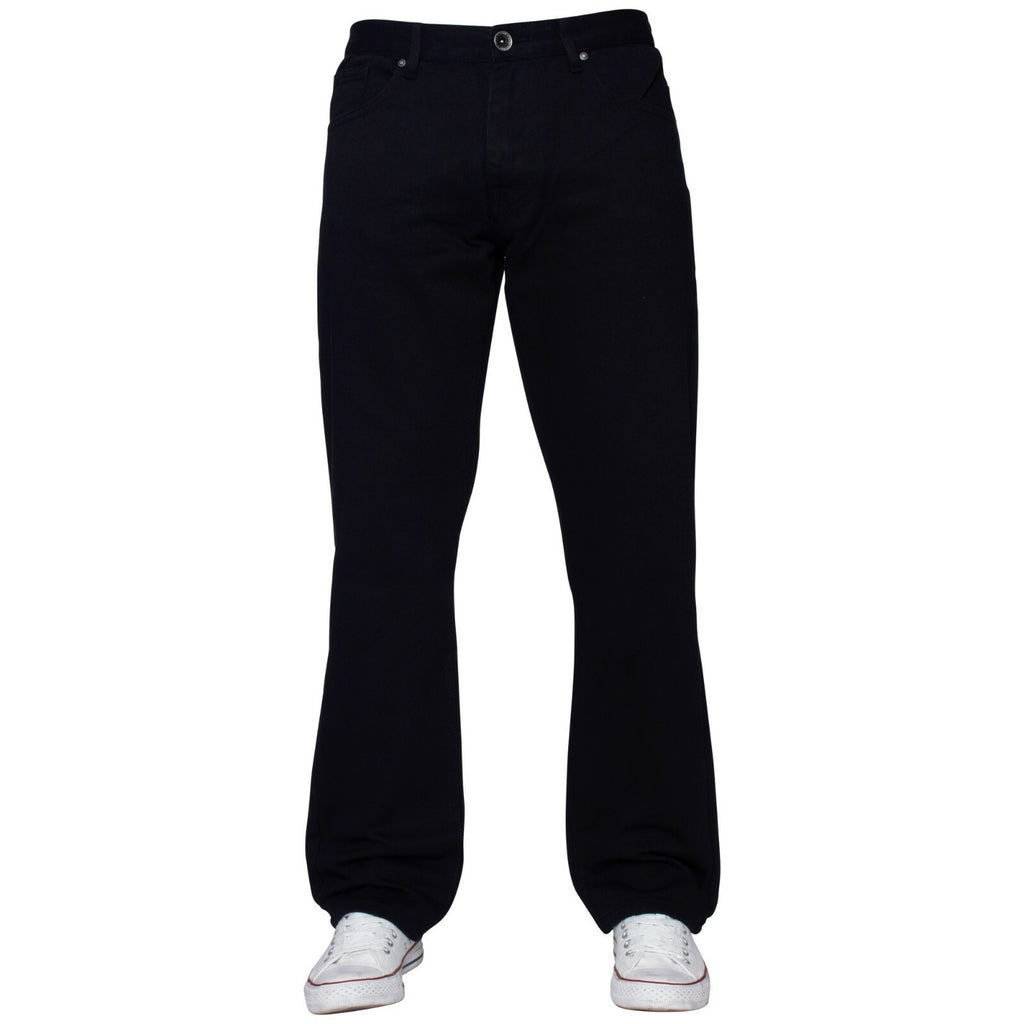 Mens Regular Fit Jeans Straight Leg Denim Trouser Pants Big Tall All Waist Sizes