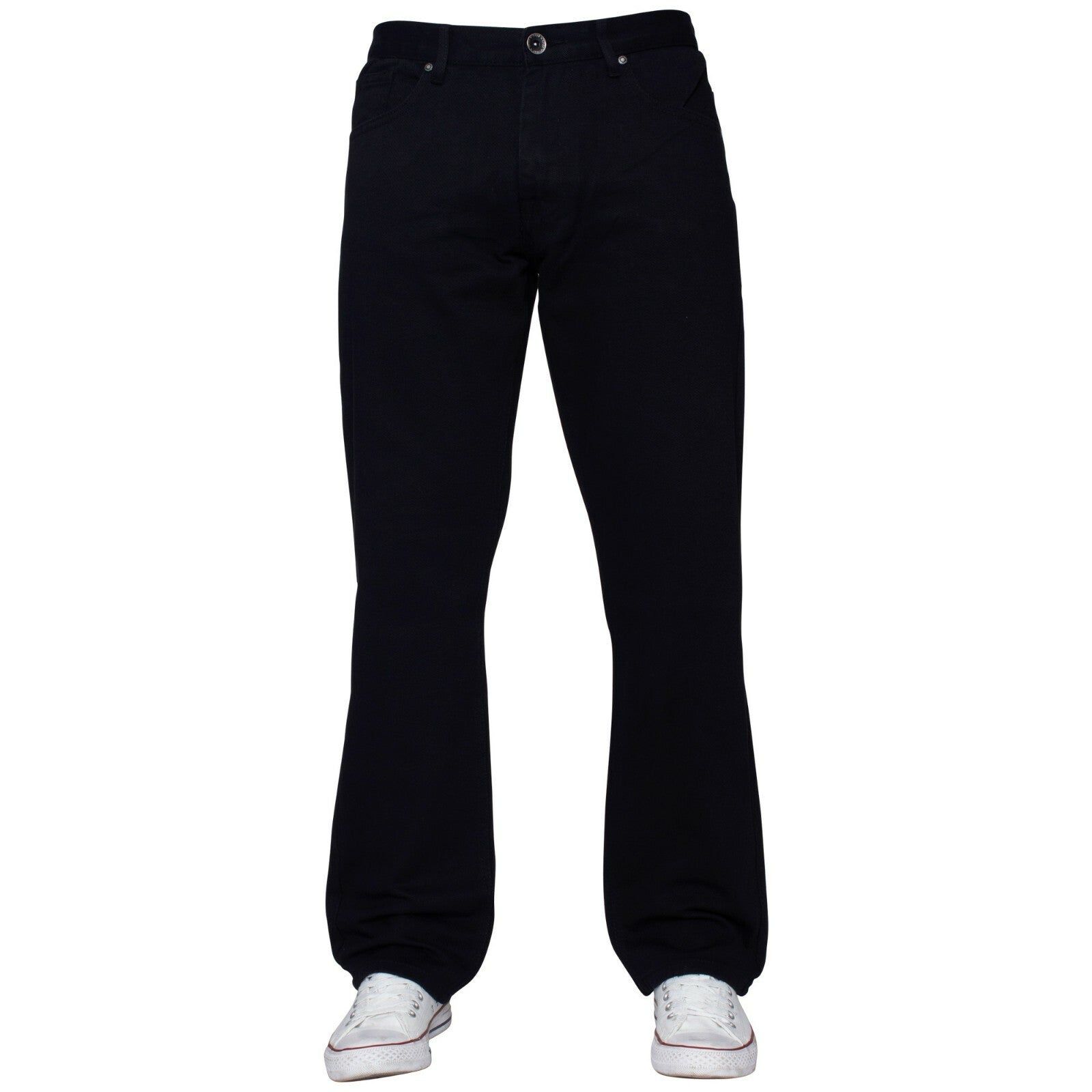 Mens Regular Fit Jeans Straight Leg Denim Trouser Pants Big Tall All Waist Sizes