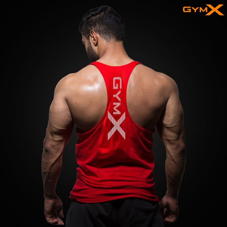 Gilet de Fitness pour Homme, Maillot Ajusté d'Exercice Musculaire, Haut à Séchage Rapide, Combinaison de Fitness, Entraînement Musculaire, Sans Manches
