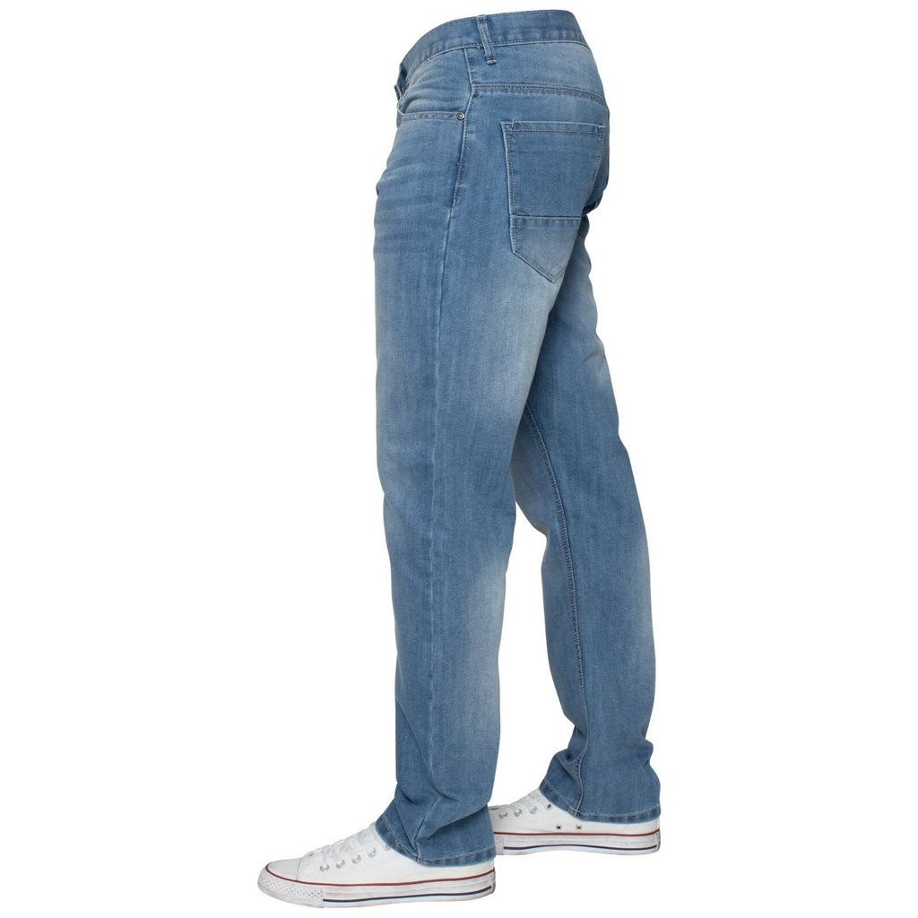 Mens Regular Fit Jeans Straight Leg Denim Trouser Pants Big Tall All Waist Sizes