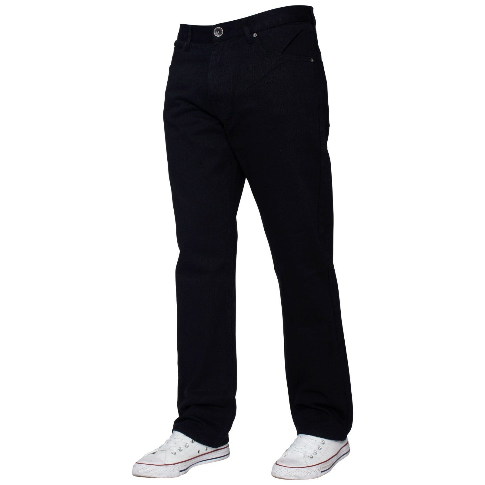 Mens Regular Fit Jeans Straight Leg Denim Trouser Pants Big Tall All Waist Sizes